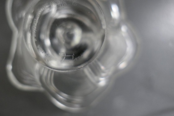 Image 1 of Vintage Rosenthal kandelaar roos kristal Johan van Loon