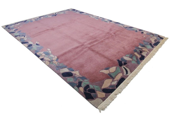 Original Modern Designer Highland Wool Rug Nepal 360 x 257 cm, Rugs & carpets, Pink (photo 4 of 9)