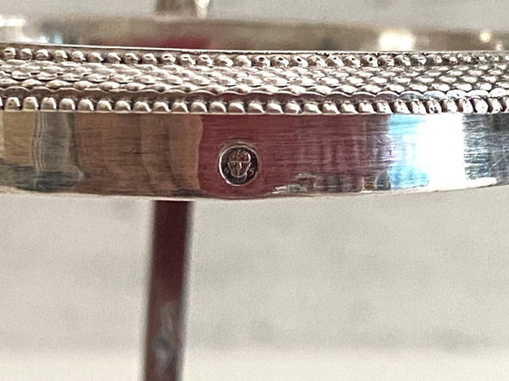 Image 1 of Tarro de mostaza en plata esterlina (950°/°°°) Marcado 1er gallo época Imperio-Consulado