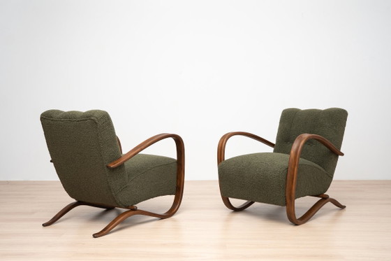 H-269 Armchairs by Jindřich Halabala, Czechoslovakia, 1930s, Set of 2 – Wood (photo 6 of 17)