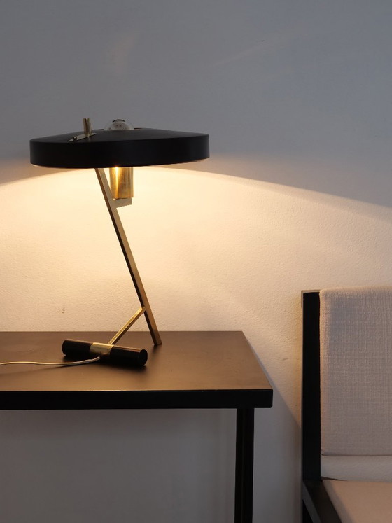 Philips Louis Kalff Mid Century Diplomat Z Lamp – Table lamps, Brass (photo 7 of 24)