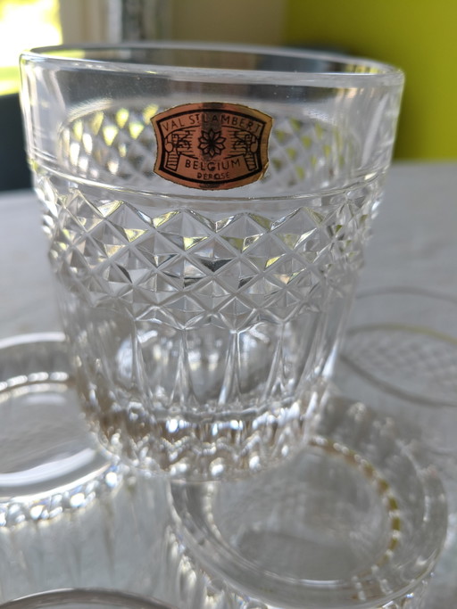6 bicchieri da whisky in cristallo