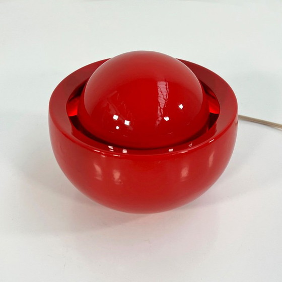 Rote italienische Tischlampe aus Keramik, 1970er Jahre – Tischlampen (photo 5 of 7)