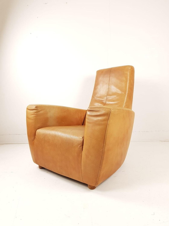 Poltrona vintage "Longa" di G Vd Berg in pelle color cognac – Poltrone, Leather (photo 10 of 10)