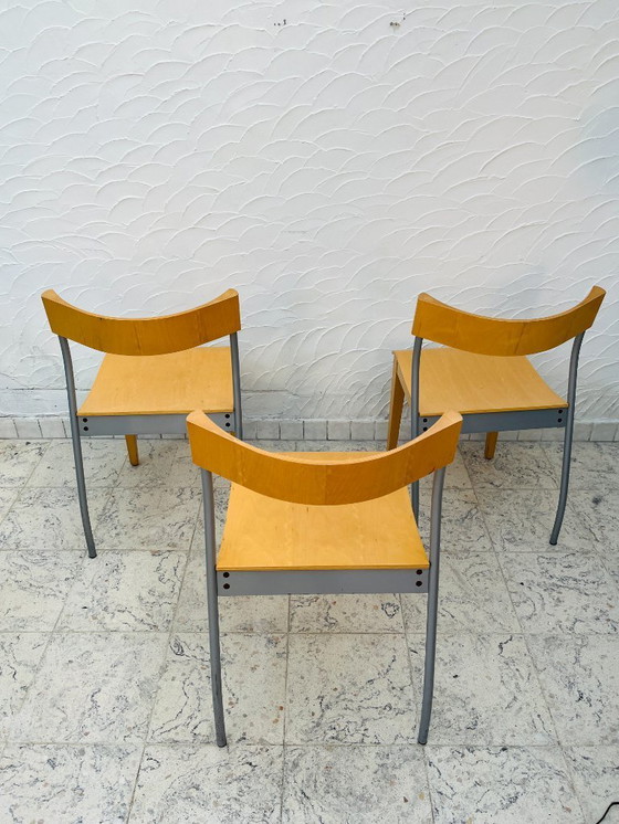 Image 1 of Ikea Nordisk stoel 1999, gemaakt in Italië, minimalistisch design