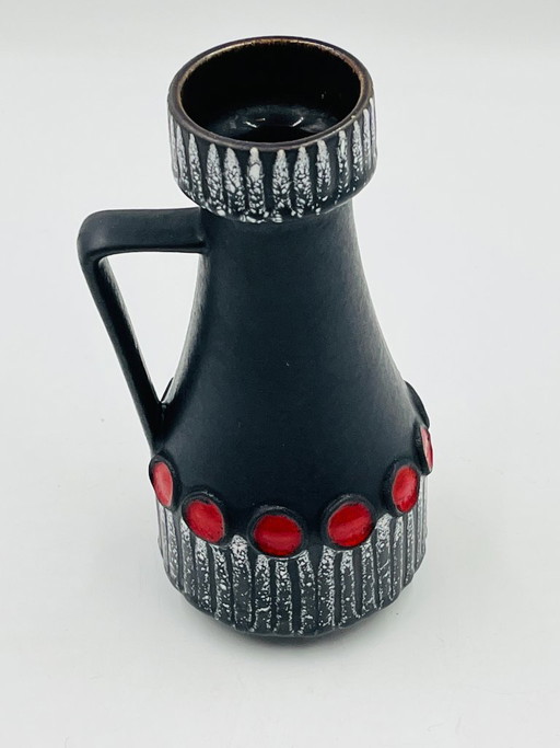 Schlossberg Isle Stephan black and red vintage vase