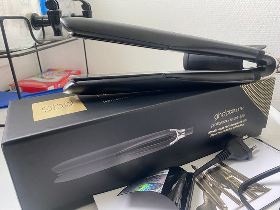 Image 1 of Authentic GHD Platinum+ Smart Styler Black Professional Hair Straightener