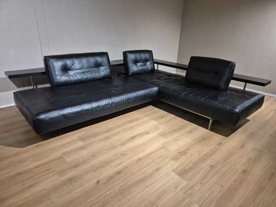 Image 1 of Rolf Benz Dono – Ecksofa – Schwarz – Leder – Design