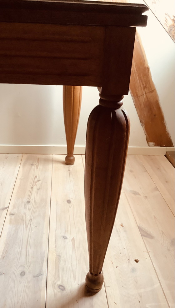 Tavolo in rovere da 140 cm con 2 prolunghe da 60 cm ciascuna! E 6 sedie abbinate. – Tavoli da pranzo, Textile (photo 5 of 5)