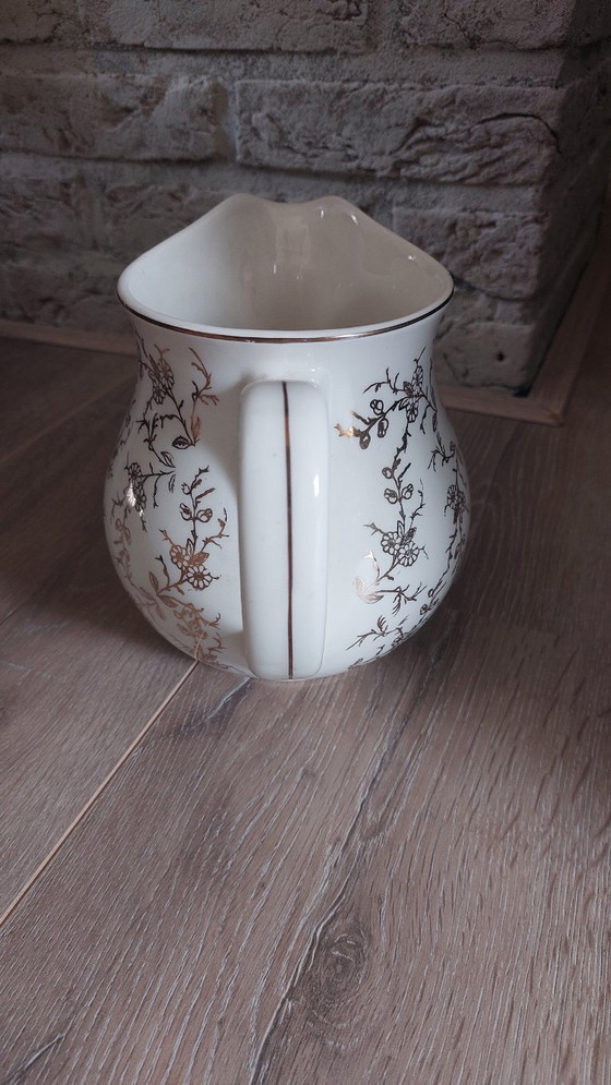 Image 1 of Antique Petrus Regout Milk Jug (16 cm) – Gold Decoration (ca. 1892-1900)