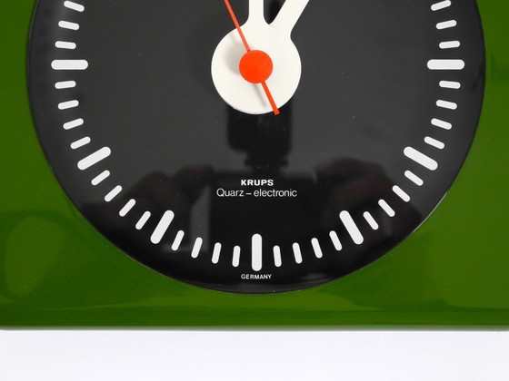 Image 1 of Bellissimo orologio da parete originale Krups degli anni '70, dal tipico design dell'era spaziale.