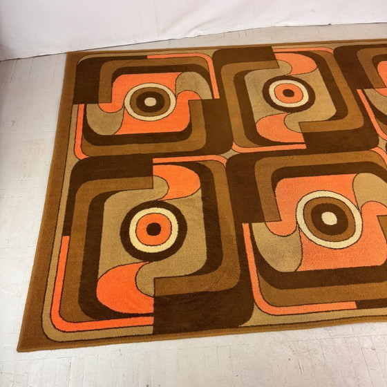 Image 1 of Fekete Ferenc Farao “Latex” Carpet, 1974 – Hungarian Design