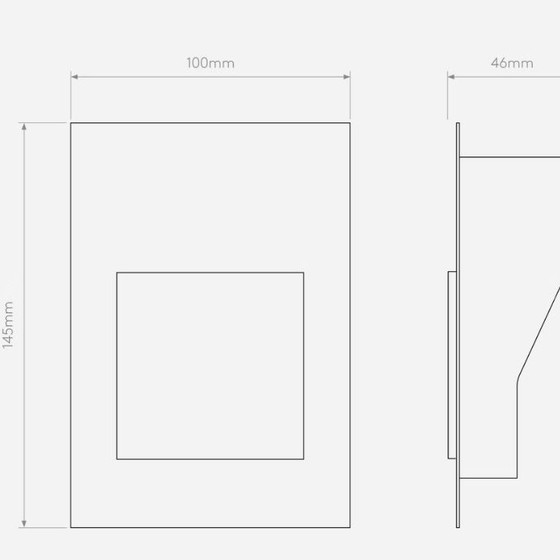 Image 1 of Lampada da parete senza cornice Borgo di Ilu Design