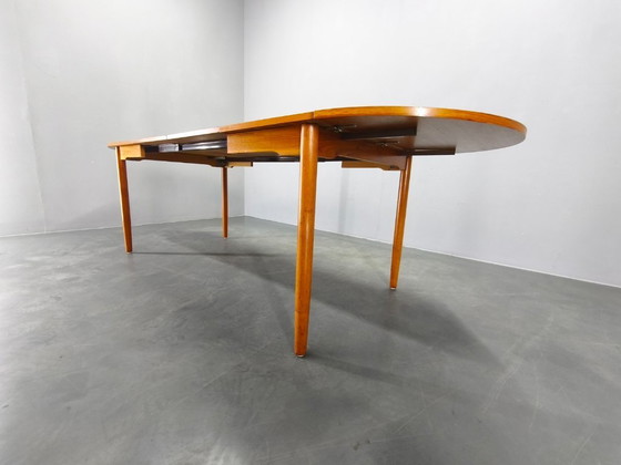 Image 1 of Danish Mid Century Teak Extendable Dining Table, 1960s
