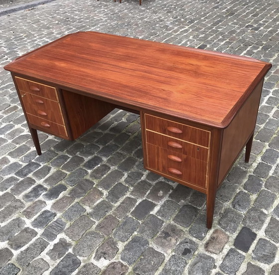 Image 1 of A Danish Teak Desk, 1960s