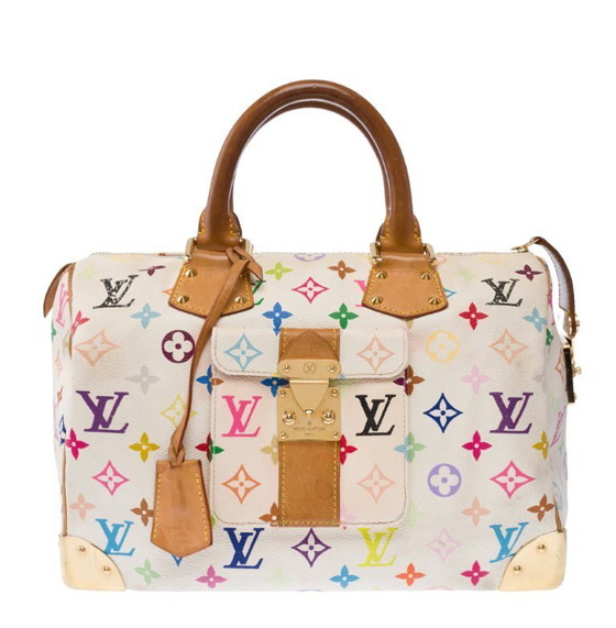 Image 1 of Sac LOUIS VUITTON Speedy en Toile Blanc - 103457