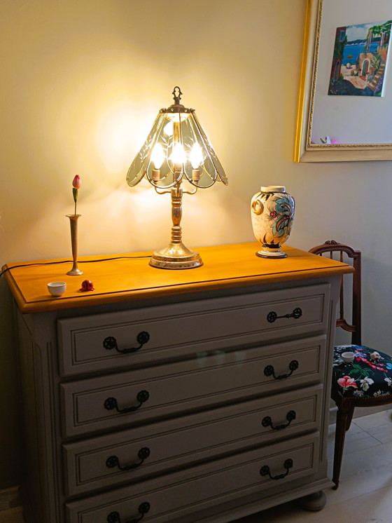 Image 1 of Lámpara de mesa estilo Tiffany