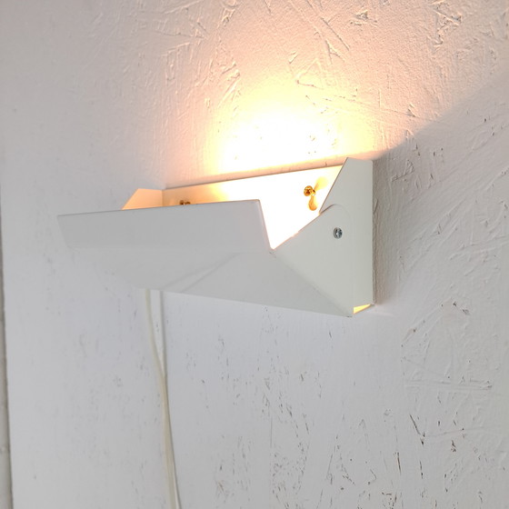 Image 1 of Lampada da parete vintage bianca Massive