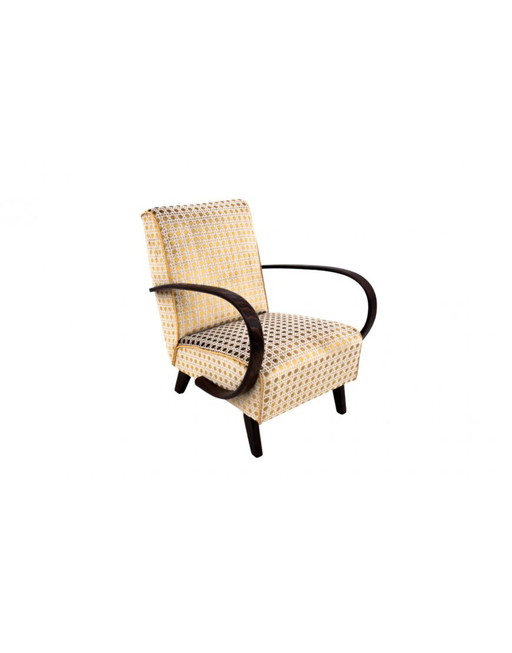 Fauteuil Art déco, conçu par J. Halabala, années 1930, Tchécoslovaquie.