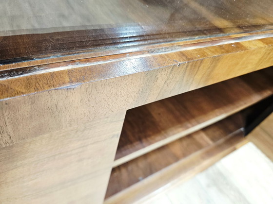 Set da Ufficio Direzionale Art Déco in Noce, anni '30, Set di 2 – Scrivanie, Wood, Art Deco (photo 10 of 33)