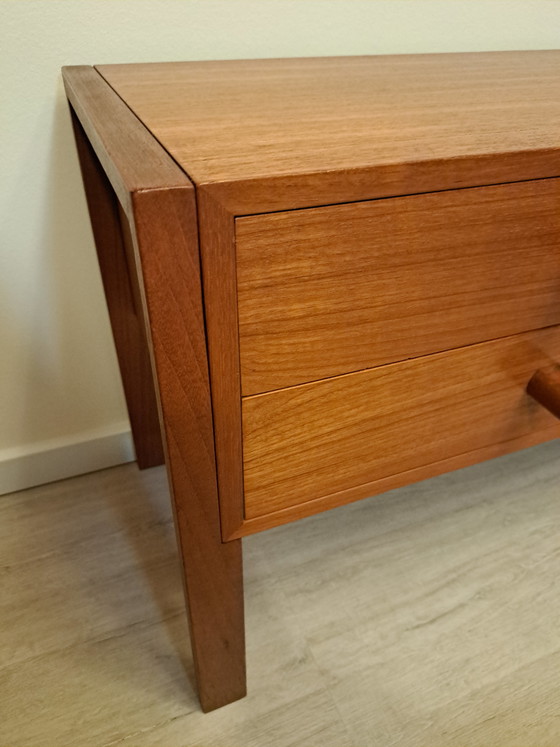 Image 1 of Aparador de teca original Aksel Kjersgaard núm. 480 D.E. Møbler, Dinamarca, ca 1960