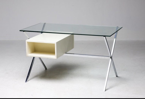 Scrivania Franco Albini – Knoll | Design italiano iconico | Progettata nel 1928 – Scrivanie, Alluminio (photo 3 of 14)