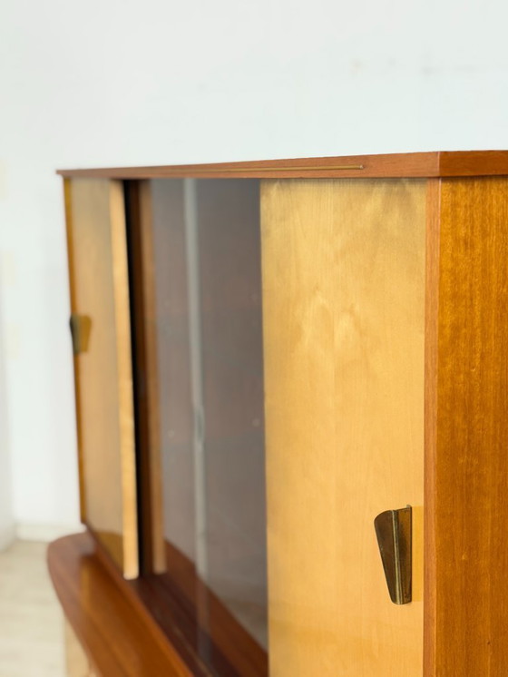 Image 1 of Beautiful vintage highboard / bar cabinet / sideboard / china cabinet