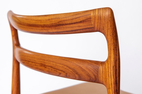 Image 1 of Vintage Danish Desk Chair by Søren Willadsen Furniture, 1960s–70s, Rosewood Frame with Original Beige Faux Leather