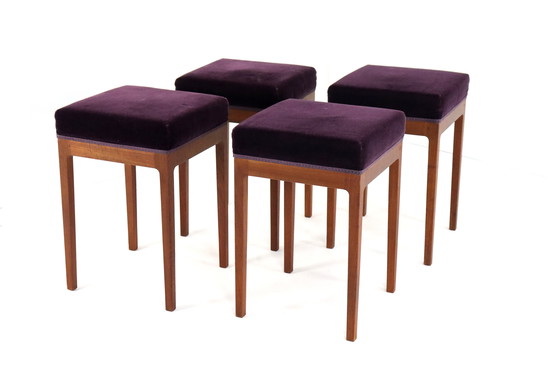 Image 1 of Set di 4 sgabelli &#39;Egglham&#39; Vintage