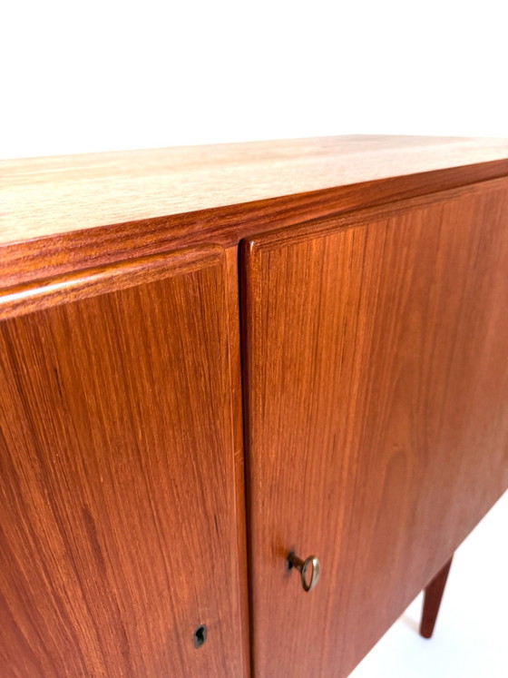 Buffet bas vintage danois en teck, Poul Hundevad ‘60, Bois, Marron (photo 7 sur 15)