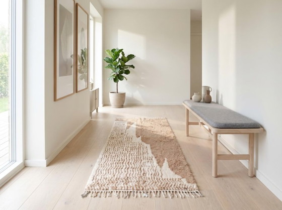 Tapis de passage artisanal 250cmx90cm – Cotton (photo 5 of 8)