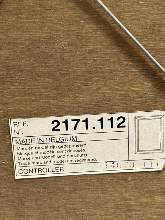 Image 1 of Grande specchio a gradini in stile Hollywood Regency di Deknudt – anni '70/'80