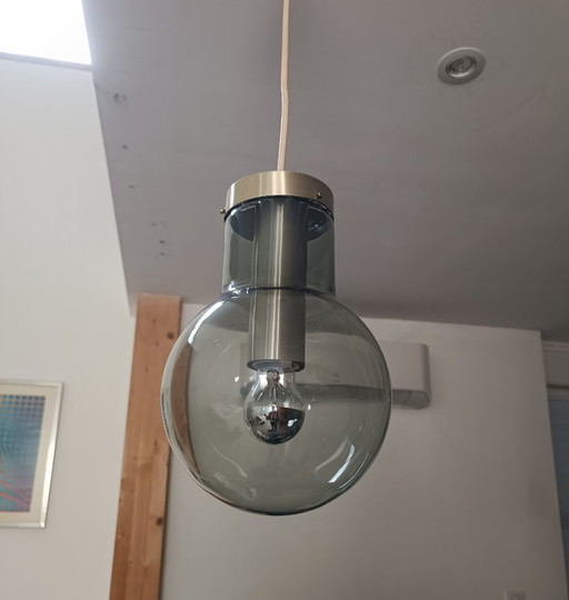 Lampada a sospensione Bulb di Frank Ligtelijn per Raak anni '70