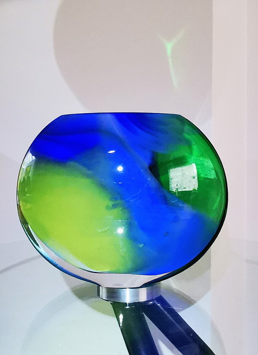 Hoglund Art Glass, Ellips vase, 1980s