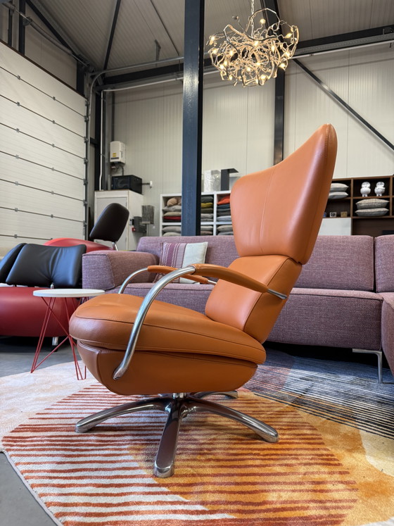 Image 1 of Leolux Formi Sillón cuero naranja