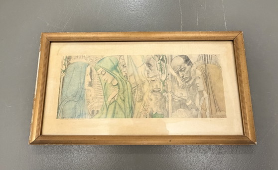 Jan Toorop 1858-1928 / Originele Lithografie - Het Offer 1927 – Litho's & Zeefdrukken, Paper (photo 9 of 10)