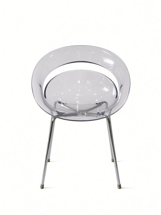 4x Sillas Tina con carcasa, Arik Levy, Softline Allkit, Sillas de comedor, Plástico, Cromo, Gris (foto 5 de 9)