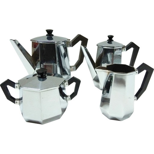 Vintage Kaffee- oder Teeservice von Alessi, 1936