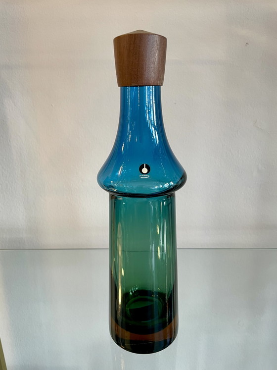 Image 1 of Caraffa, bottiglia, decanter Göran Wärff Tropico in vetro soffiato a bocca, Pukeberg, Svezia