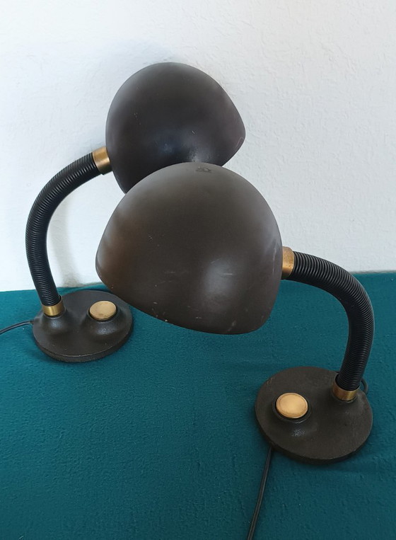 Lámparas de escritorio Hillebrand Two Sixties – Metal, Brass (photo 3 of 13)