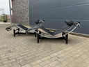 Original Cassina Le Corbusier Lc4 Black/chrome, As New