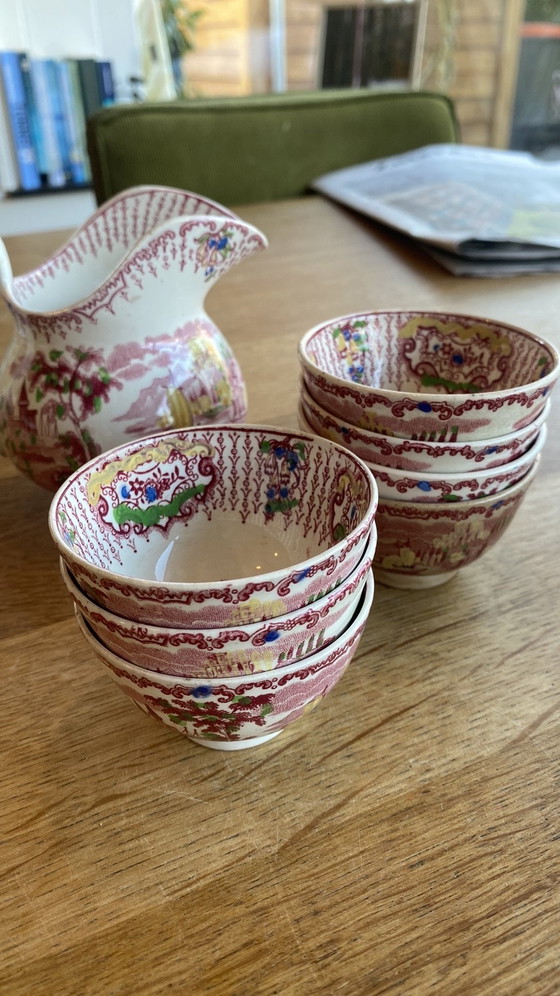 Image 1 of Antiek Petrus Regout en co ‘Fancy’ servies 