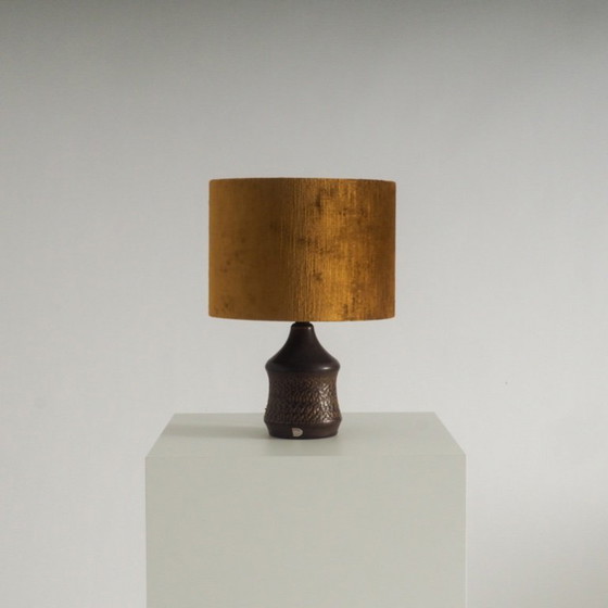 Swedish Ceramic Table Lamp by Henry Brandi for Vejbystrand – Velvet (photo 3 of 13)