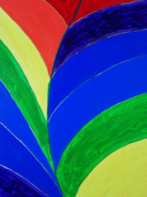 Image 1 of Enzo SAN MARCO – Chakra # Blatt – Gemälde des Künstlers