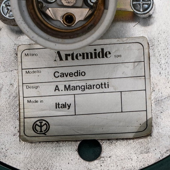 Image 1 of Angelo Mangiarotti for Artemide Modern Wall Lamps (five) mod. "Cavedio", 1960s