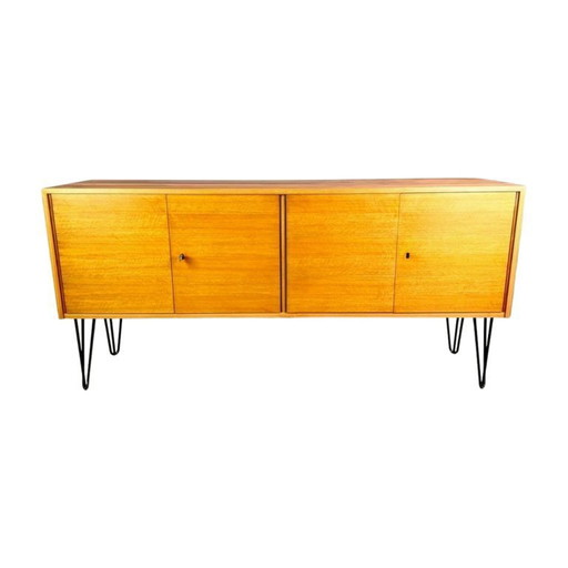 Original Midcentury Sideboard Nussbaum Kommode Vintage 1960s