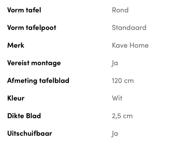 Image 1 of Tavolo da pranzo Kave OQUI, ovale allungabile