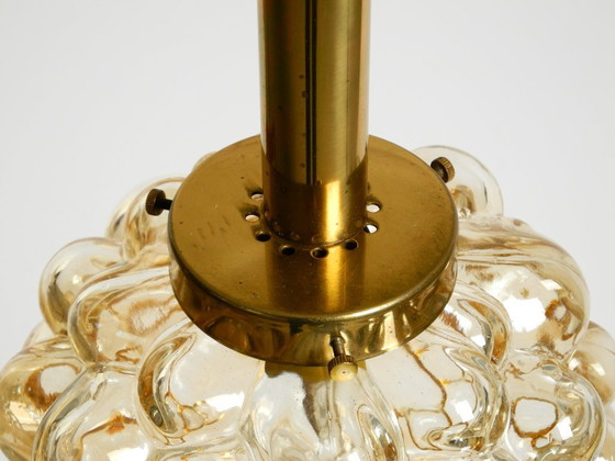 Image 1 of Beautiful original glass bubble pendant lamp from the 1960s | Manufactured by Limburg | Designed by Helena Tynell