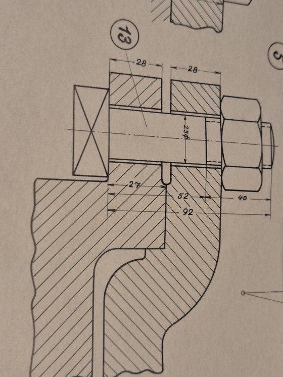 Image 1 of Originele technische tekening