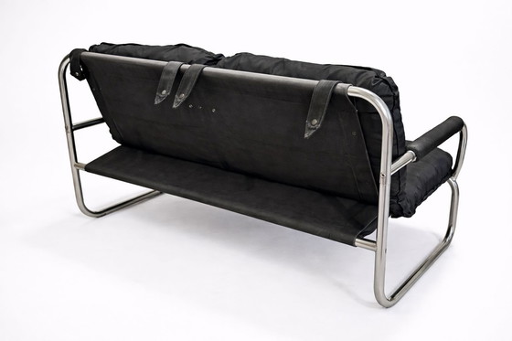 Image 1 of Canapé 2 places chromé Ikea style Johann Bertil